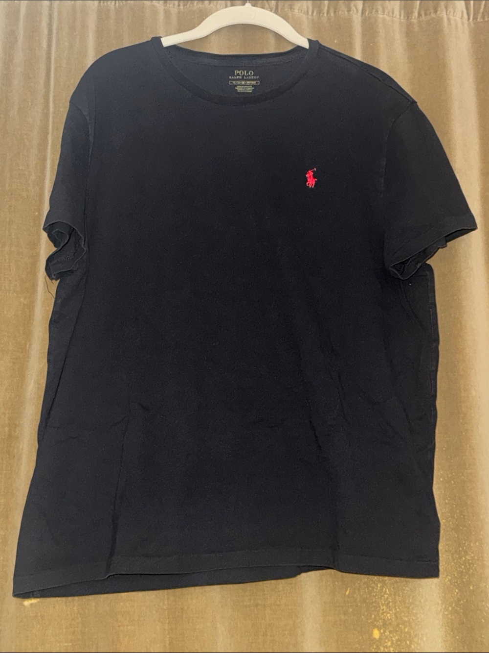 6 SHIRT BUNDLE Polo by Ralph Lauren Black Short Sleeve Crew Neck